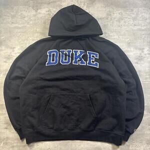 Y2K Black Duke Champion College Hoodie